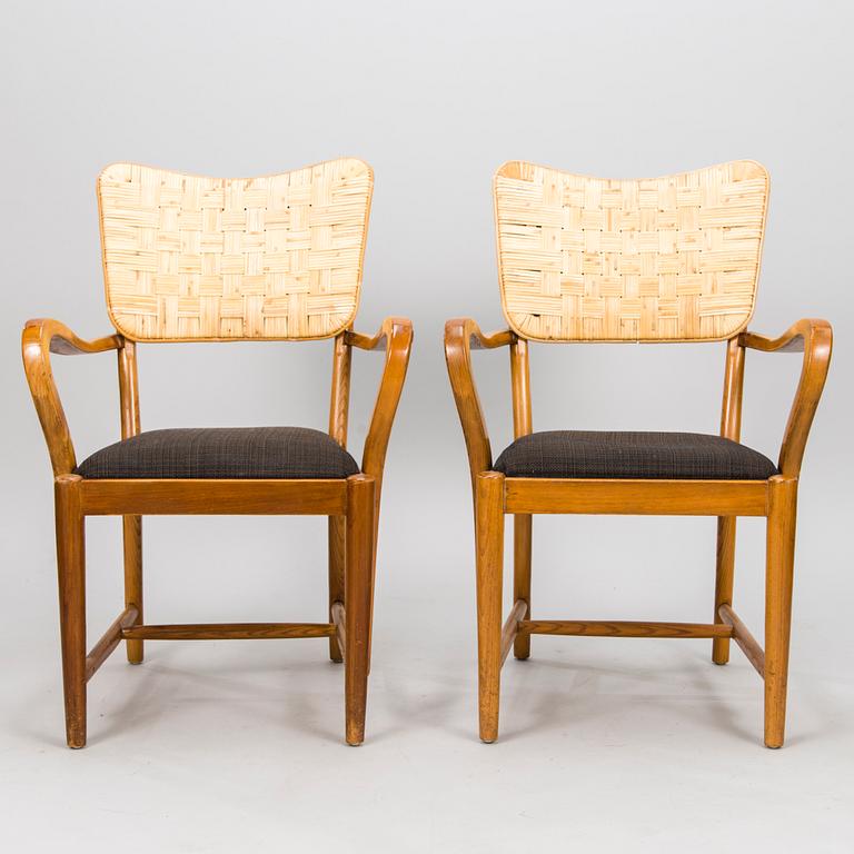 ERIK BRYGGMAN, a pair of 1930's armchairs for.