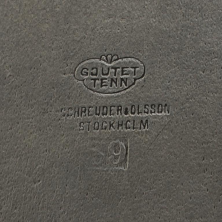 FAT, tenn, Olof Ahlberg, Schruder & Olsson, Stockholm, 1969.