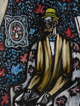Vytautas Kasiulis, Interior with artist and model.