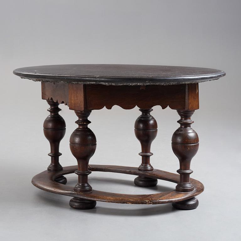 A Swedish Baroque stone table, 1700's.