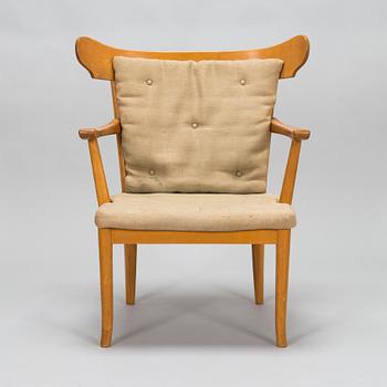 Carl-Johan Boman, a 1940s 'Astrid' armchair for Oy Boman Ab.