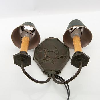 Wall lamp Swedish Modern 1940s.