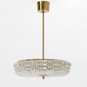 Carl Fagerlund, a glass ceiling light, Orrefors, second half of the 20th Century.