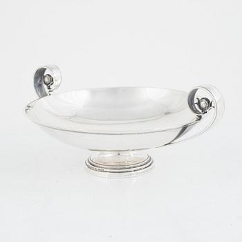 Atelier Borgila, a sterling silver bowl on foot, Stockholm 1930.