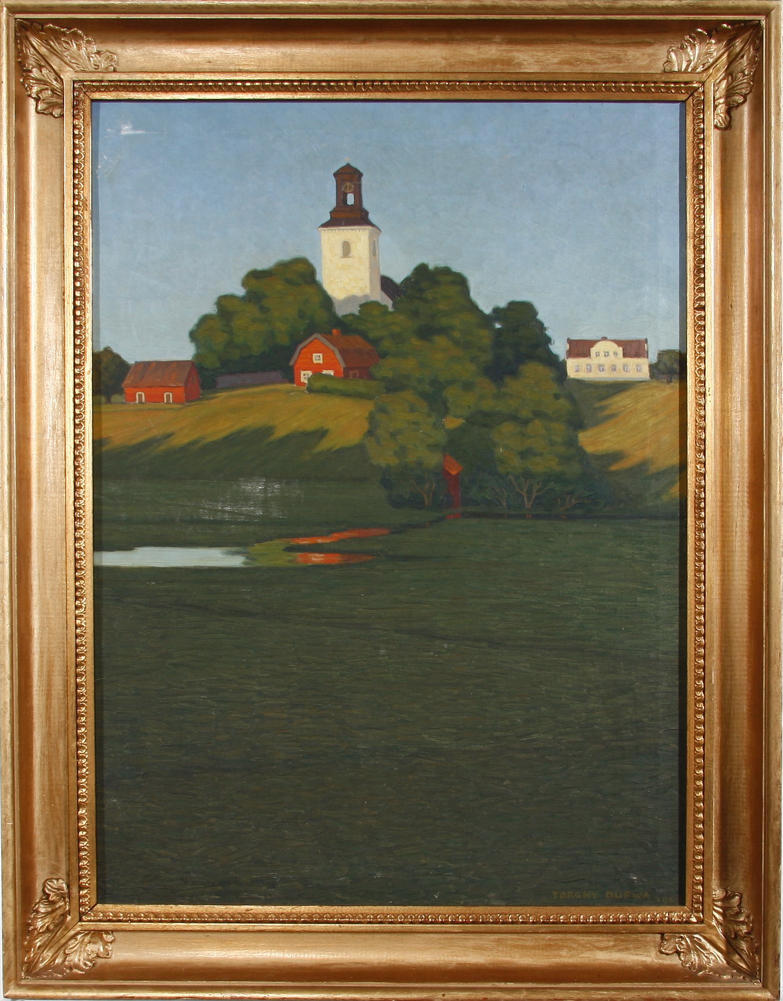 TORGNY DUFWA, olja på duk. Sign och dat 1905.
