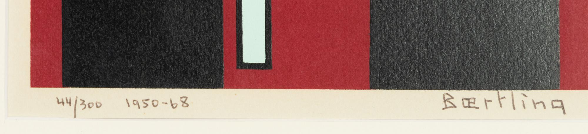Olle Bærtling, "Égypte - formes noires dans le rouge" .