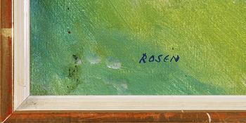 KJELL ROSÉN, olja på duk, sign.