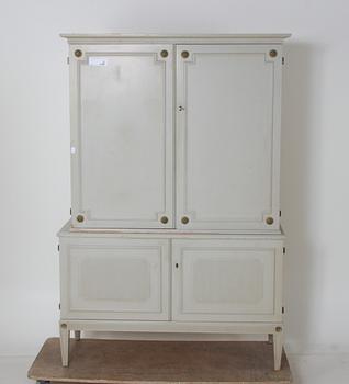 MATSALSMÖBLEMANG, 8 delar, gustaviansk stil.