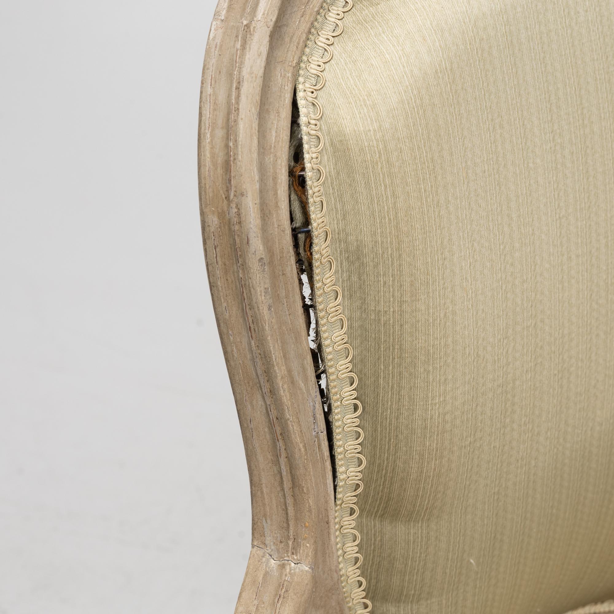 A pair of French Louis XV-style chairs, 19th Century.