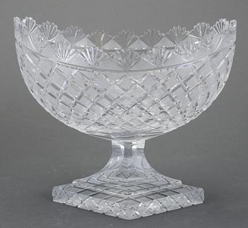 UPPSATSSKÅLAR, ett par glas, sannolikt England/Irland, omkr år 1900.