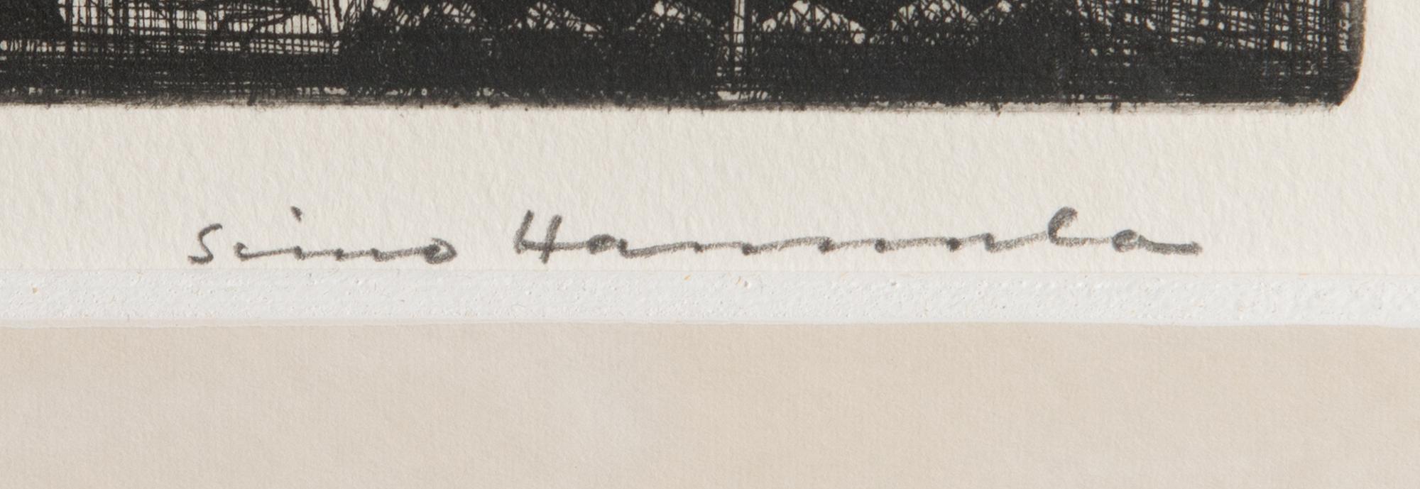 SIMO HANNULA, etsaus, signeerattu ja numeroitu 38/100 Tiré par l'artiste.