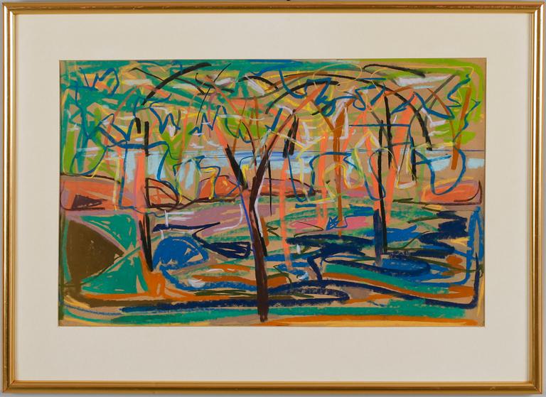 TAGE HEDQVIST, pastell, osign.