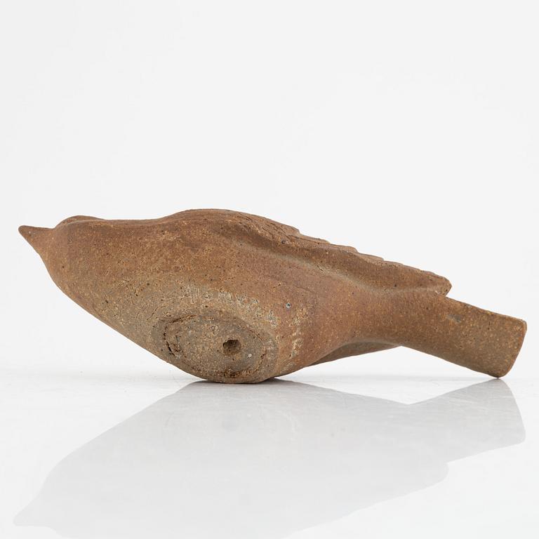 Tyra Lundgren, skulptur, fågel, Gustavsberg.