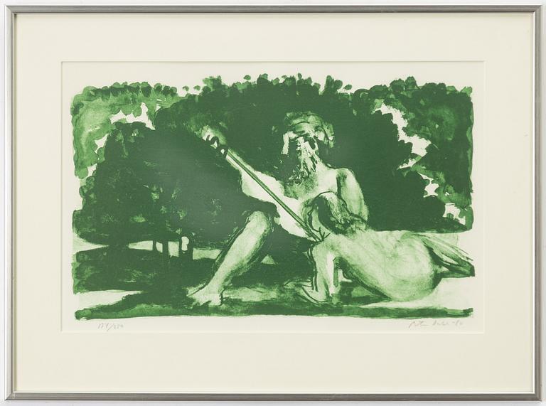 Peter Dahl, 'Wine, women and men', six colour lithographs.