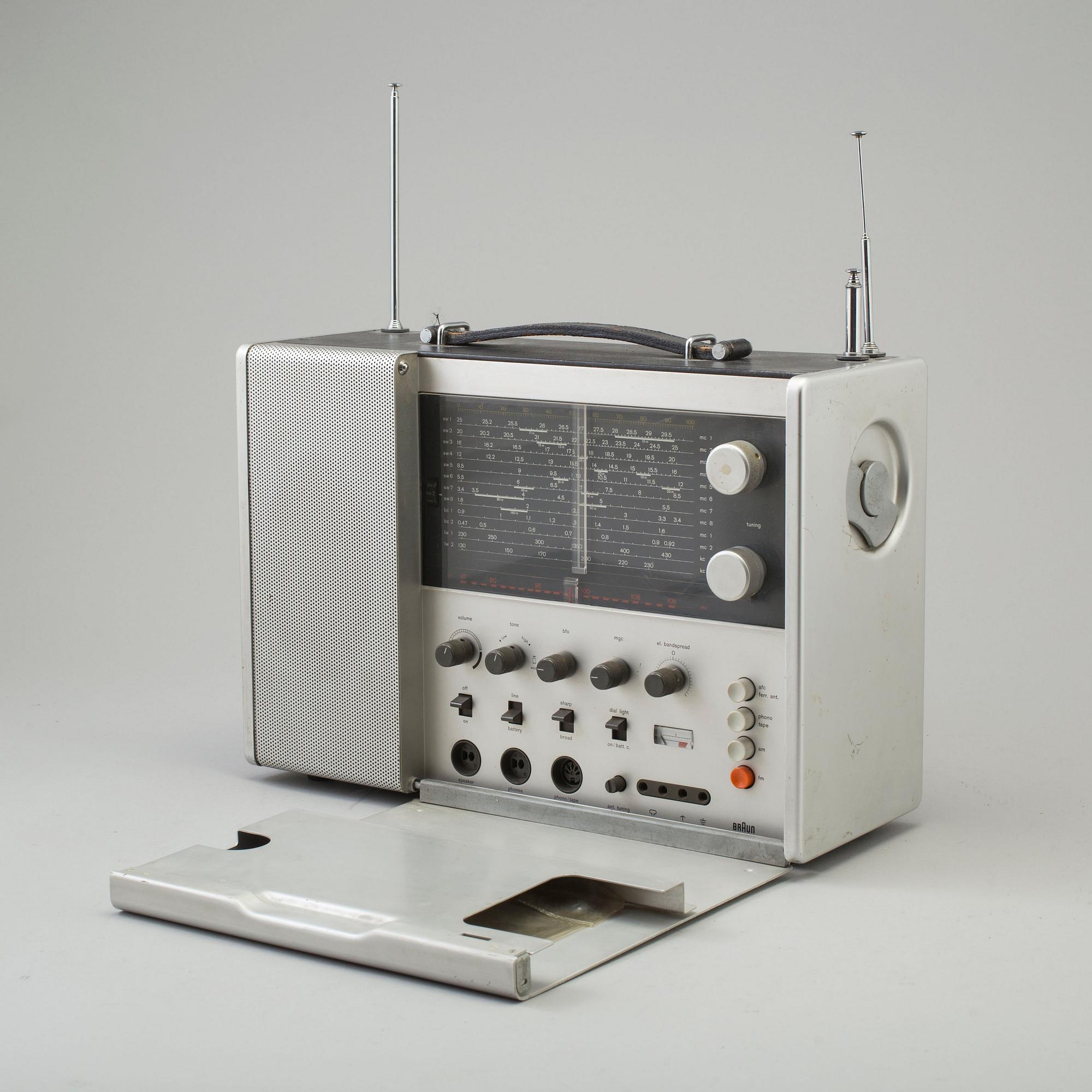 DIET RAMS, radio, "Weltempfänger - T1000", formgiven 1963.