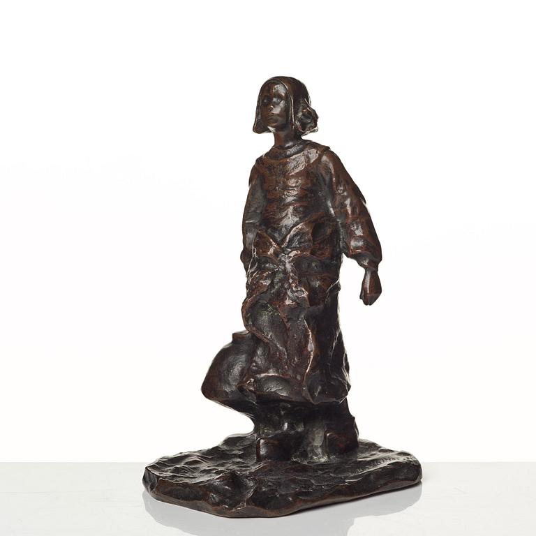 Ruth Milles, sculpture. Signed. Bronze. Height 29 cm.