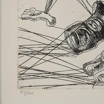 Ernst Iosipovitch Neizvestny, Utan titel ur: "Hommage aux Prix Nobel" (Nobelprismappen).