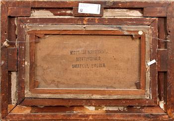 OKÄND KONSTNÄR olja, sign E G Hunt, 1800/1900-tal.