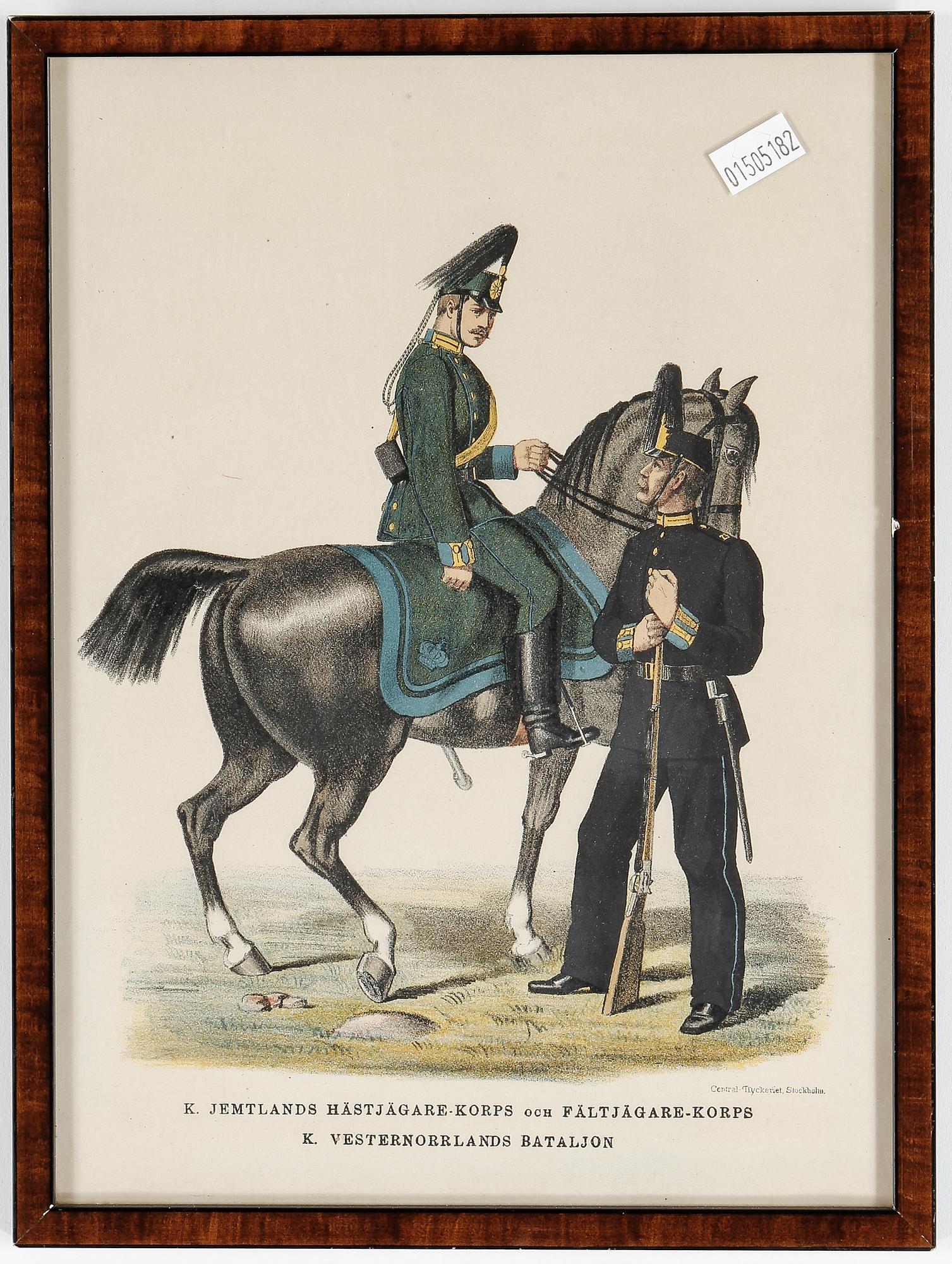 LITOGRAFIER, 3st, Centraltryckeriet, omkring 1900.