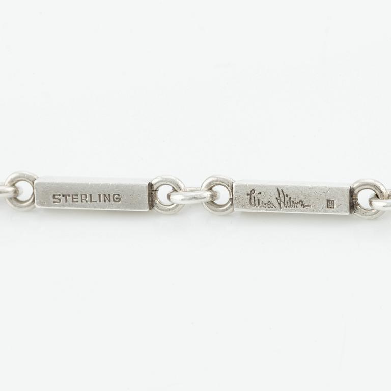 Wiwen Nilsson, collier, sterlingsilver, Lund 1942.