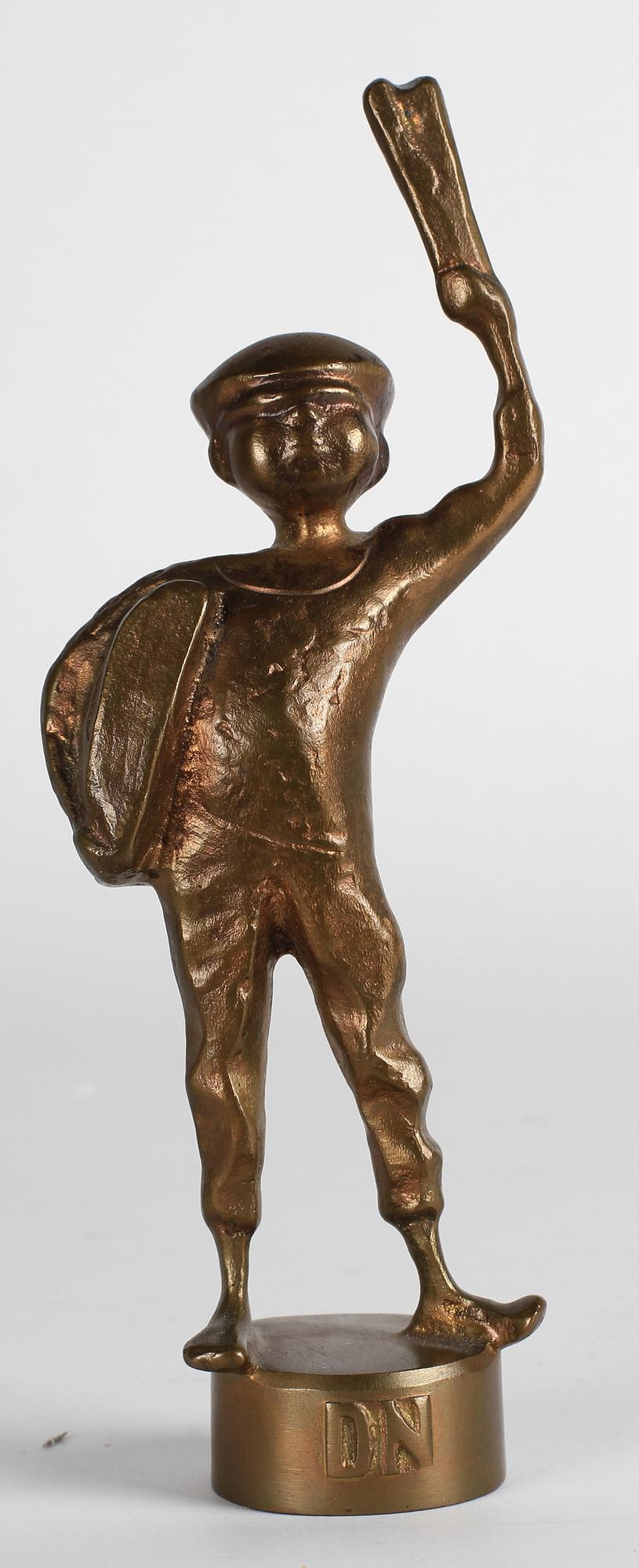 STIG BLOMBERG, skulptur, brons, monogramssign. Gjutarstämpel Herman Bergman.