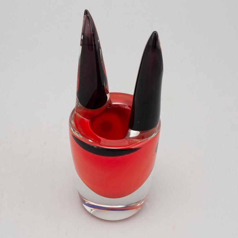 Erik Höglund, a glas sculpture/vase from Strömbergshyttan 1991.