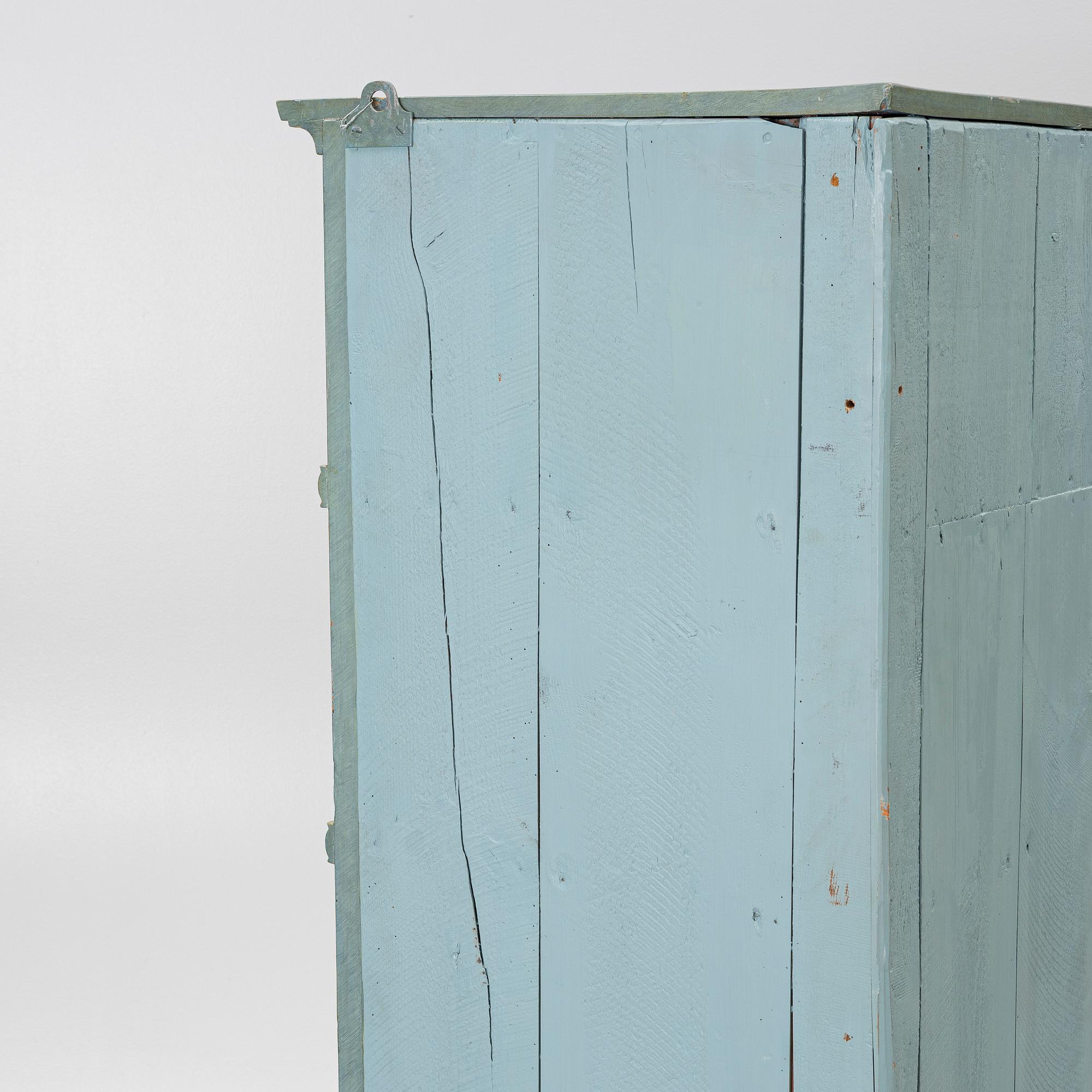 A corner cabinet, 20th century with older parts.
