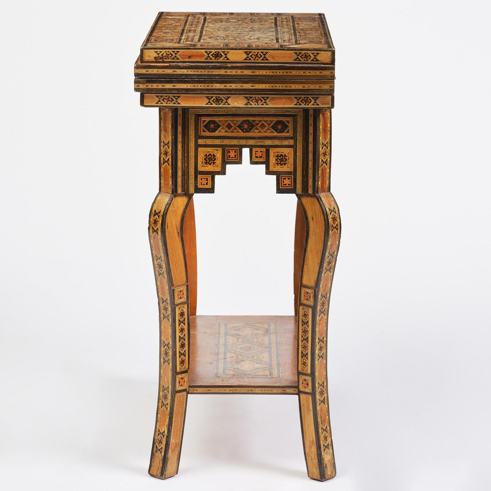Spelbord, Damaskus Syrien, omkring år 1900.