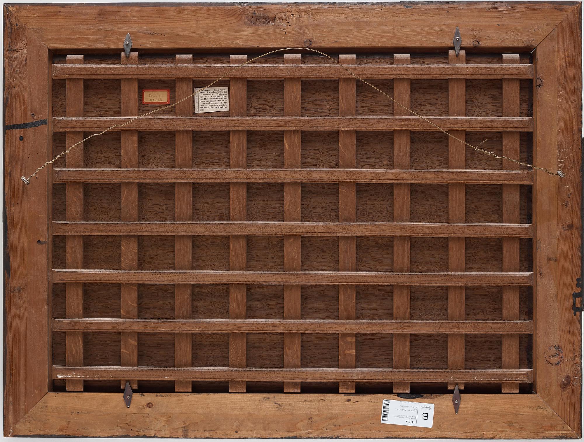 PIETER JACOBSZ. DUYFHUYSEN, attributed to. Unsigned.  Reinforced panel 59 x 83 cm.