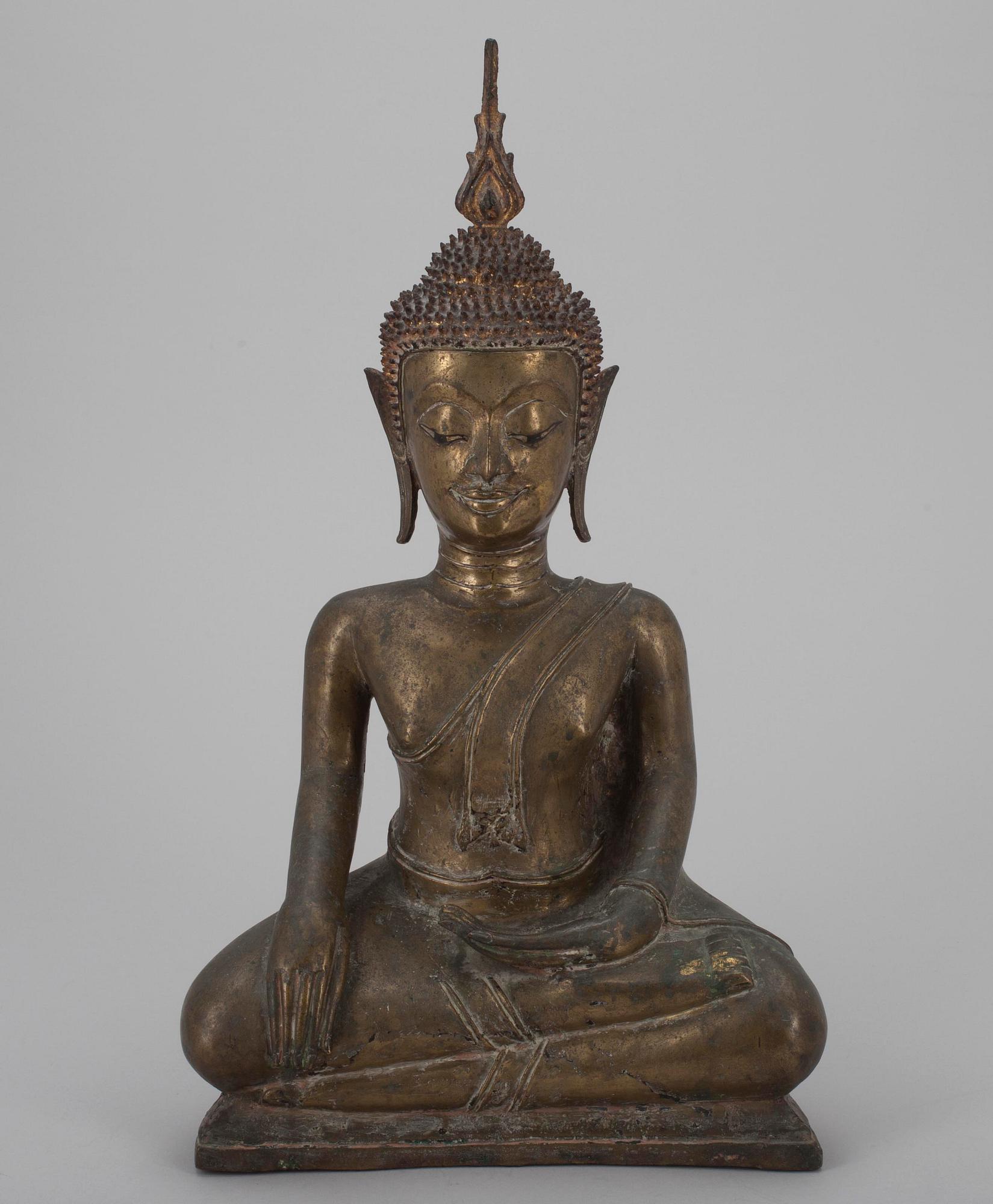 SKULPTUR, brons, Buddha, 1800-talets senare hälft.