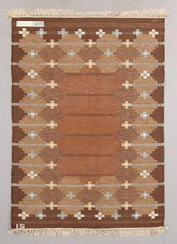 Ingegerd Silow · MATTA, rölakan, Ingegerd Silow märkt med monogram. Ca 140 x 195 cm.