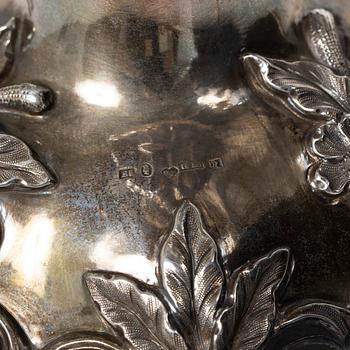 Gustaf Möllenborg, Feron, bowl on foot, silver, Stockholm, 1986.