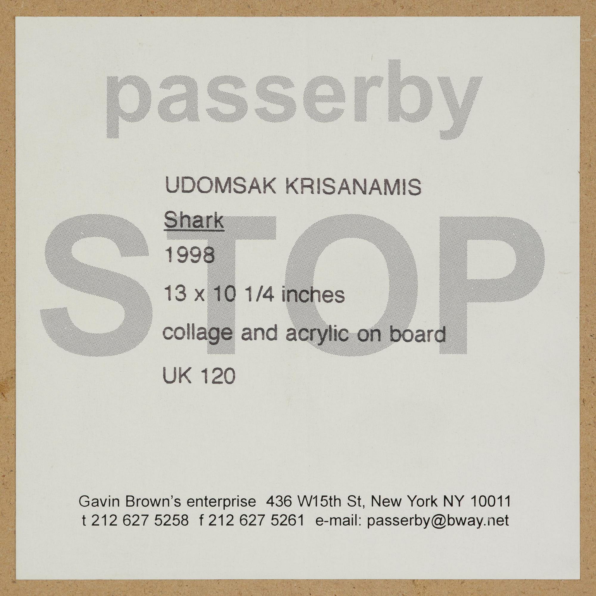 Udomsak Krisanamis, "Shark UK 120".