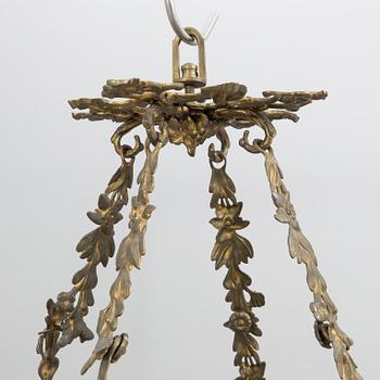 Chandelier Neo-Rococo second half of the 19th century, not complete.
