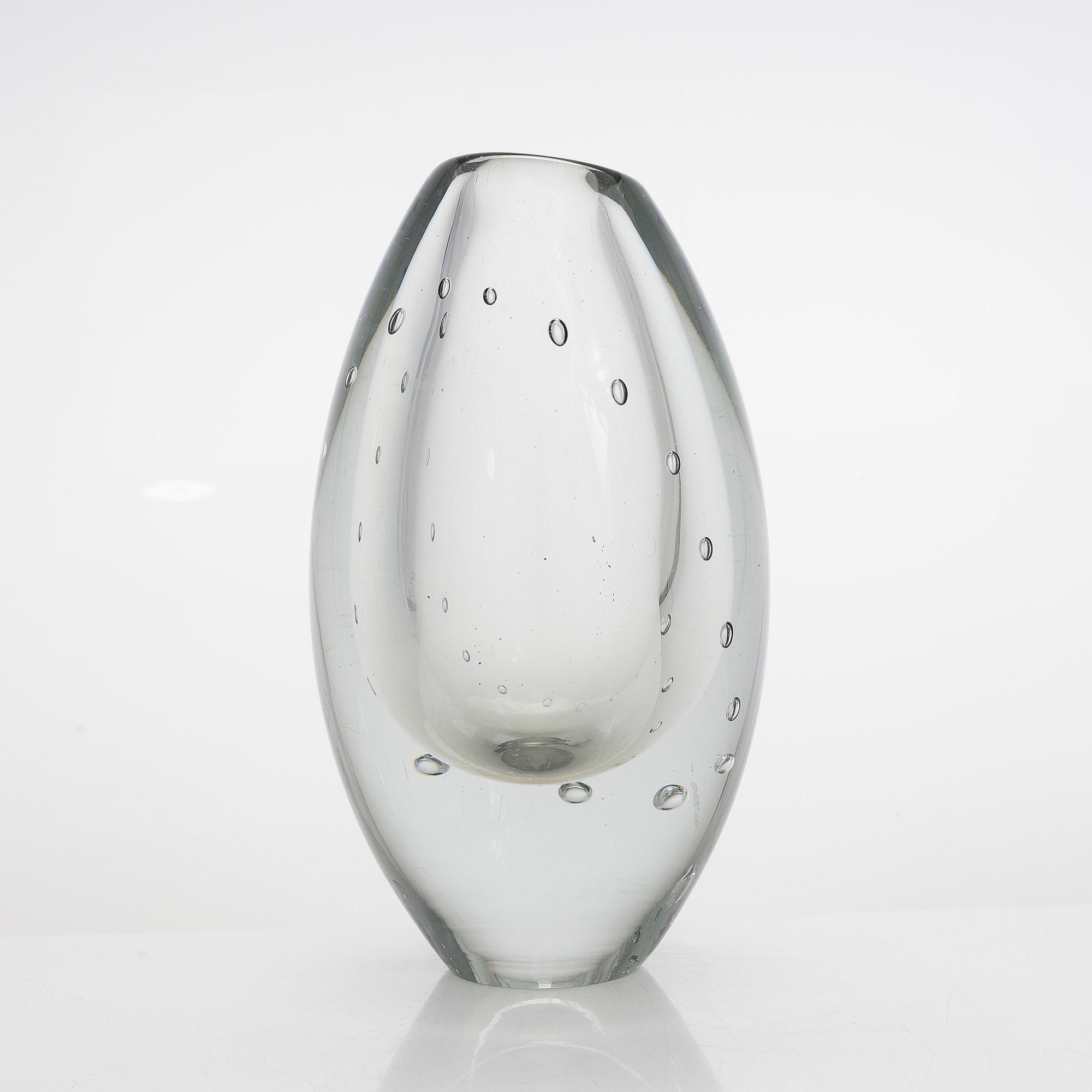 Gunnel Nyman, vas, "Pärlbandet", signerad G. Nyman, Nuutajärvi Notsjö -58.