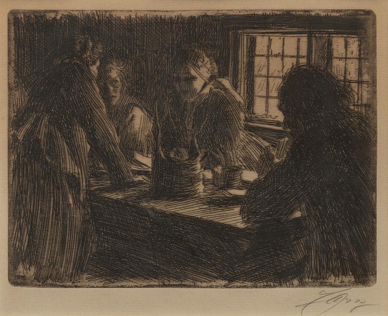 Anders Zorn, "Brudtärnan.".