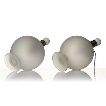 Harald Notini, a pair of table lamps model "15206", Arvid Böhlmarks Lampfabrik, Stockholm, 1930s.