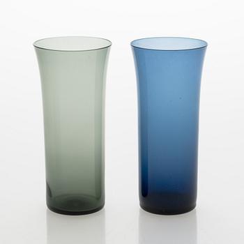 Kaj Franck, juomalaseja, 14 kpl, 1725, "Trumpetti", Nuutajärvi Notsjö, Suomi. 1958-63.