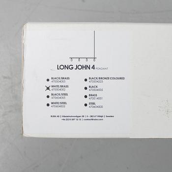 TAKLAMPA, design by Niclas Hoflin, för RUBN, "Long John 4", med originalförpackning.