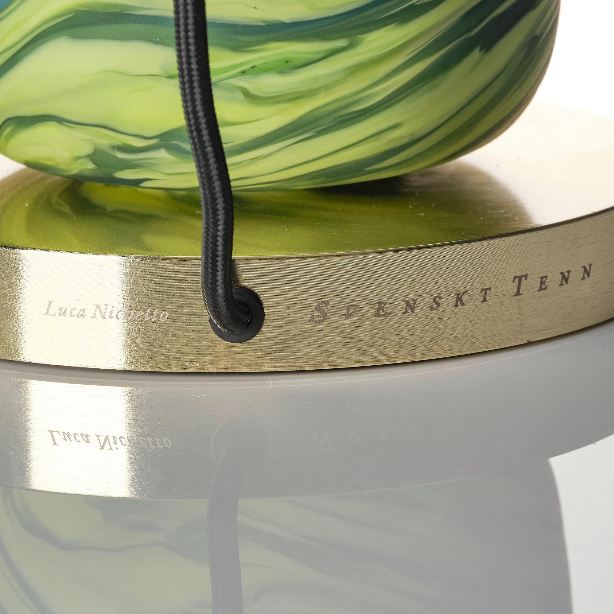 Luca Nichetto, a "Fusa 45" table lamp, Firma Svenskt Tenn, post 2019.