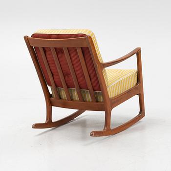 Ole Wanscher, a rocking chair, France & Daverkosen, Denmark, 1950's.