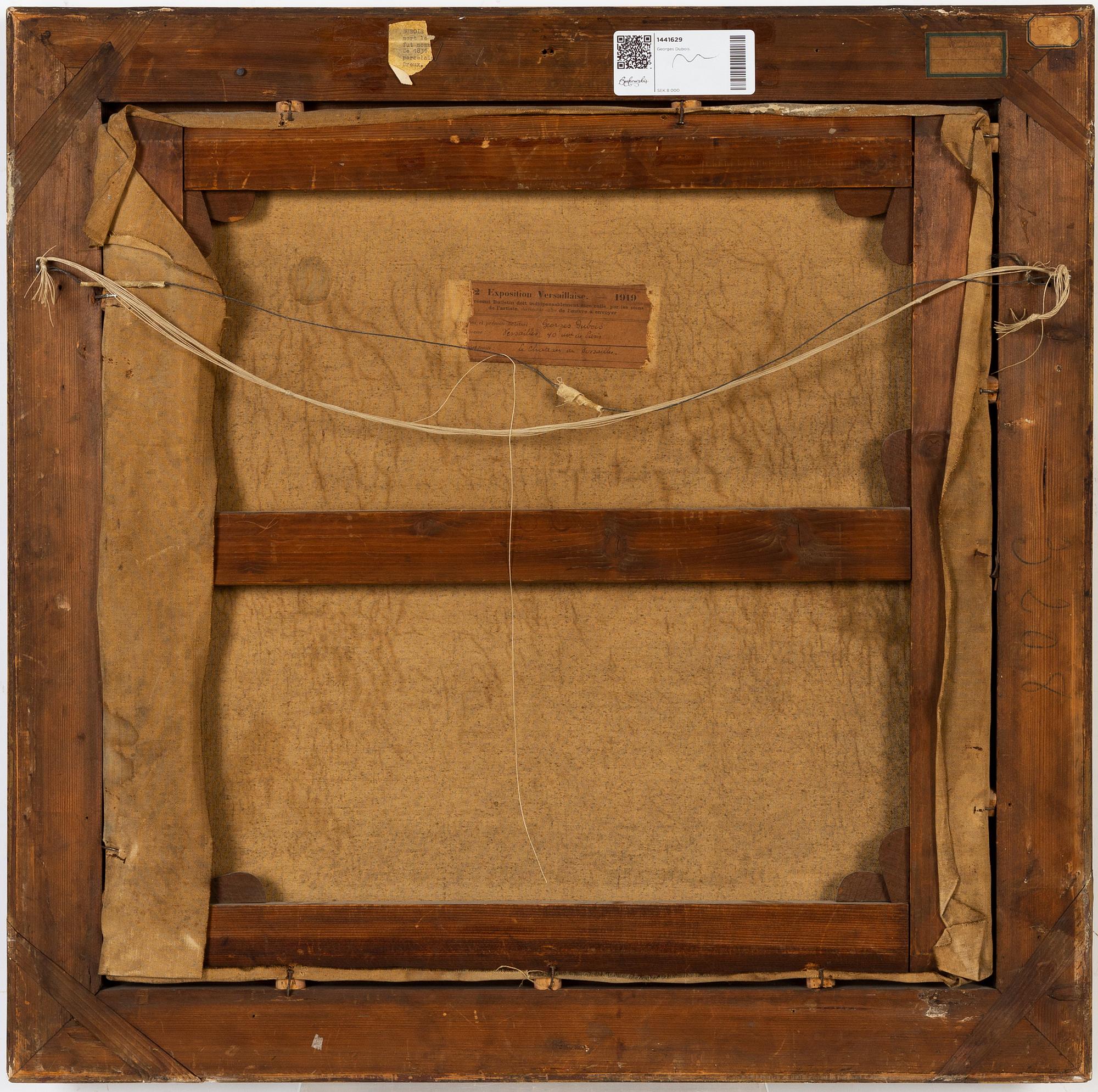 Okänd konstnär, sannolikt Frankrike, 18/1900-tal, olja på duk,  signerad G. Dubois.