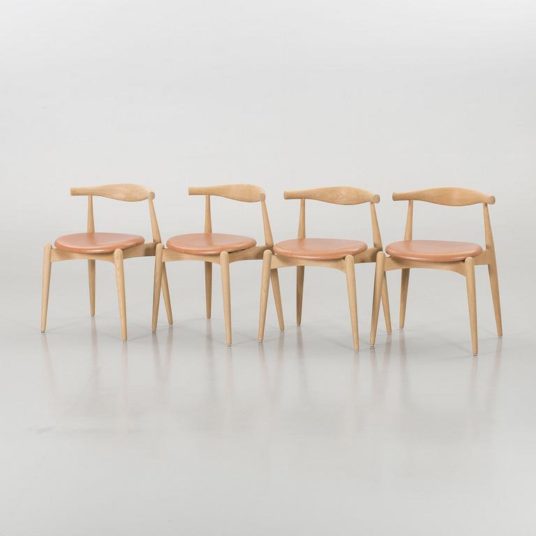 HANS J. WEGNER, chairs 4 st, "CH 20", for Carl Hansen & Søn.