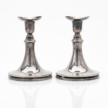 Candelsticks, a pair, silver, MGAB, 1960.