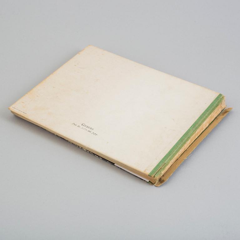 TOVE JANSSON, book, "Mumintrollet 1", 1957, signed.