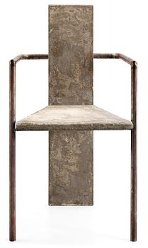 A Jonas Bohlin 'Concrete' armchair, for Källemo, Värnamo, Sweden, nr 73/100.