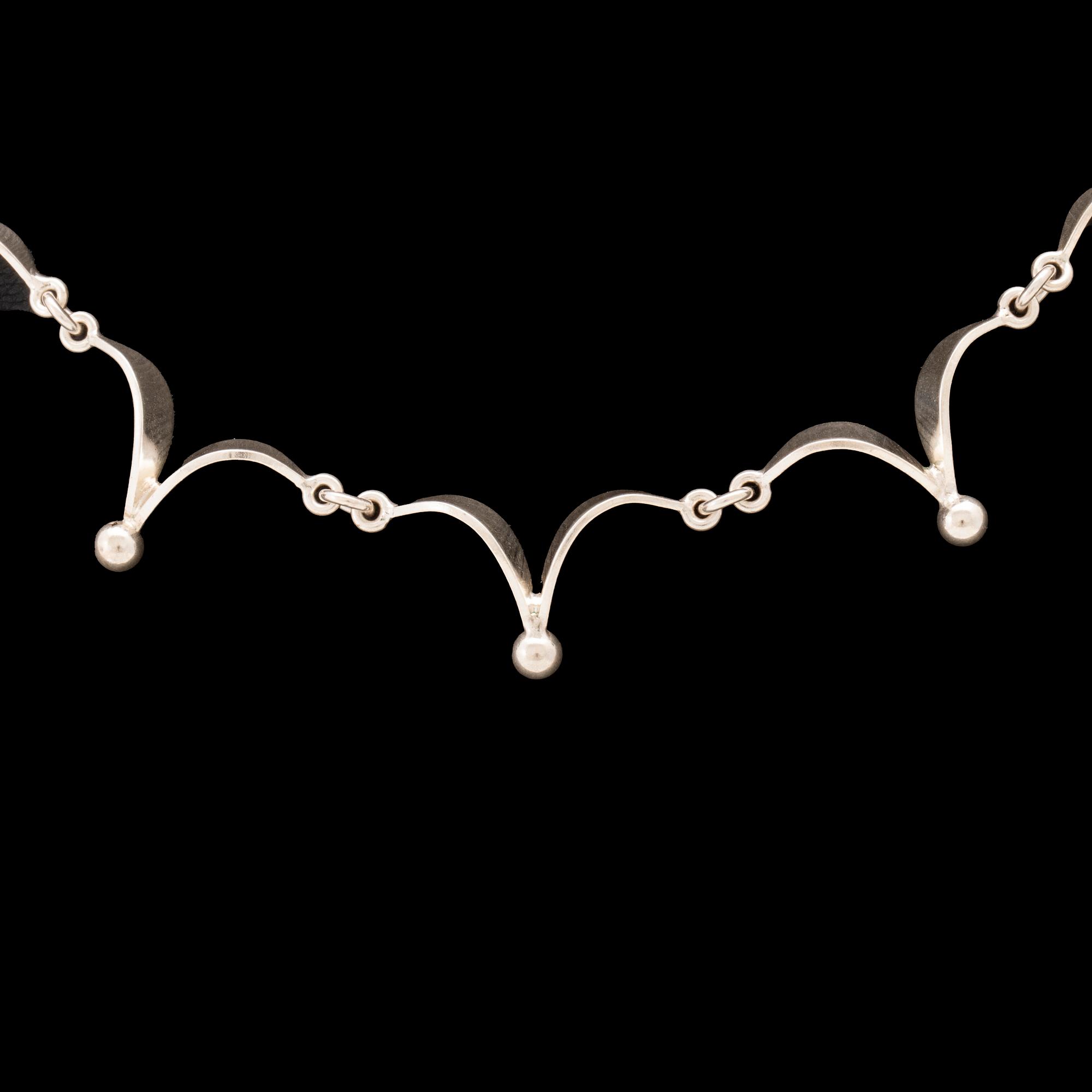 Rey Urban halsband silver Stockholm 1960.