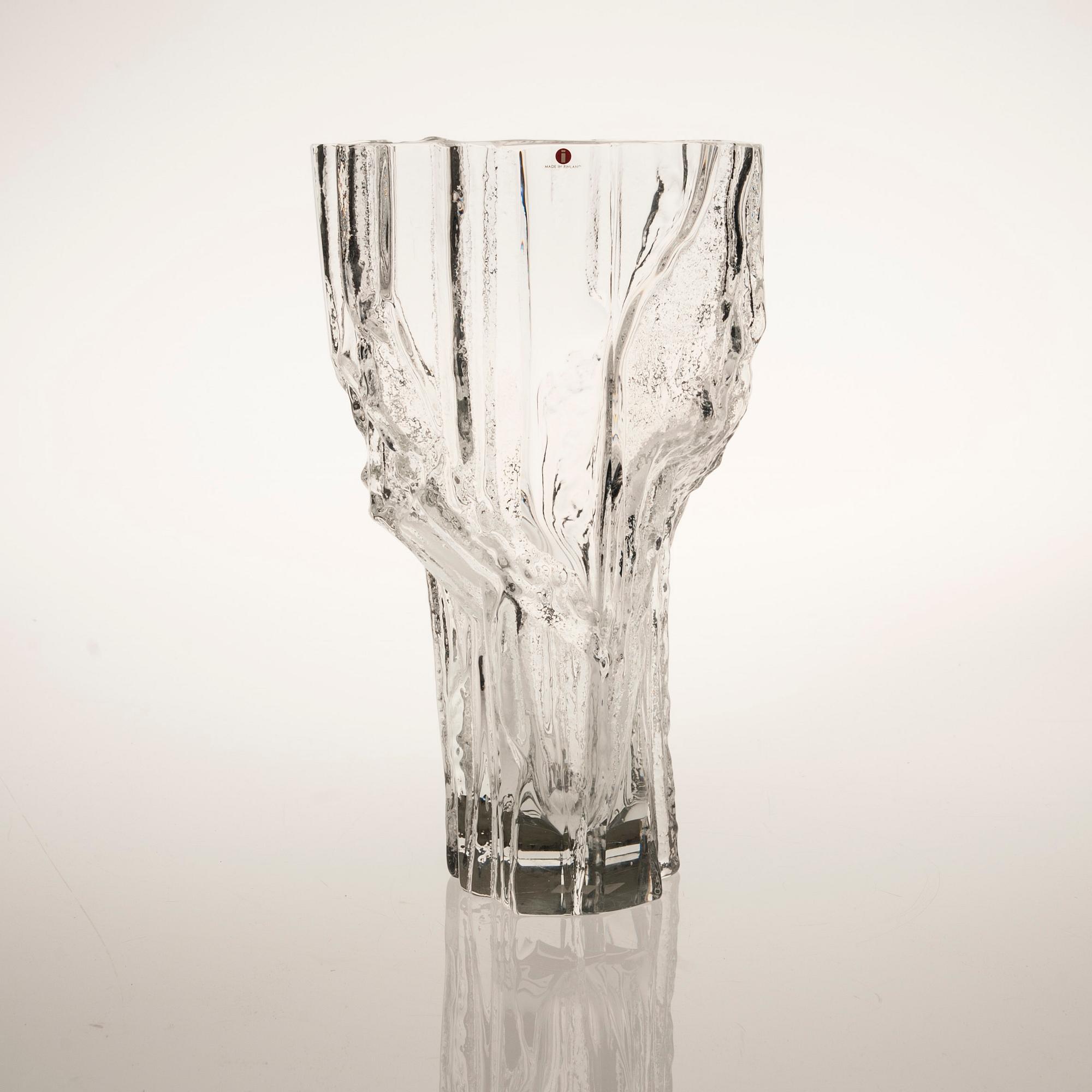 VAS, glas, "Marmora" signerad Tapio Wirkkala 3544.