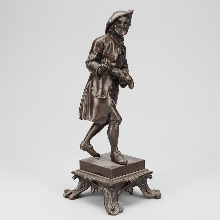 OKÄND KONSTNÄR, skulptur, brons, 1800/1900-tal.