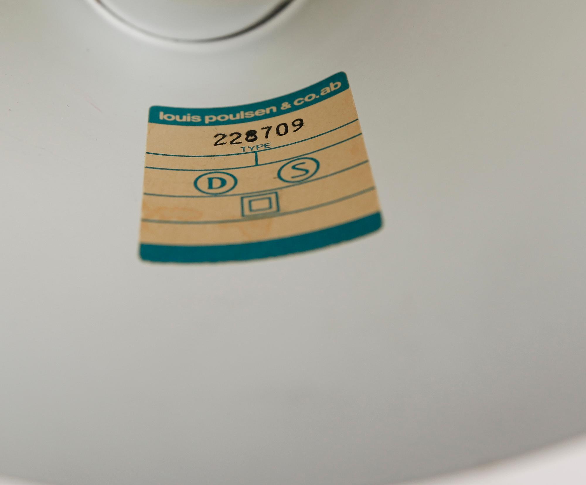 GOLVLAMPA, "AJ", Arne Jacobsen, Louis Poulsen, 1900-talets senare del.